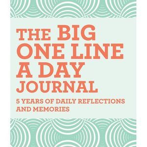 The Big One Line a Day Journal: 5 Years of Daily Reflections and Memories -- Roc